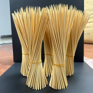 Tăm xiên tre phụ kiện làm tráp cưới hỏi giỏ quà tết tháp bánh kẹo dài 15cm 20cm 30cm