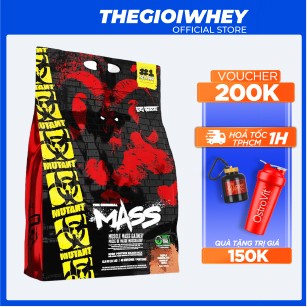 Mutant MASS 15lb 6.8kg Sữa Tăng Cân Tăng Cơ Cho Người Tập Gym Bổ Sung Đạm Calo Giúp Tăng Cân Tăng Cơ