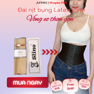 Đai nịt bụng, đai xiết eo giảm eo latex Sline slim body, chiều dài 24cm & 28cm