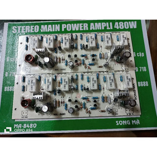 BO CÔNG SUẤT AMPLY 480W ĐÔI_ 12 SÒ( Hãng Sông Mã )