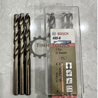 (2 li đến 9.5 li) Mũi khoan sắt thép inox hiệu Bosch (Đức) thép HSS-G từ 2mm đến 9.5mm (giá 1 mũi)