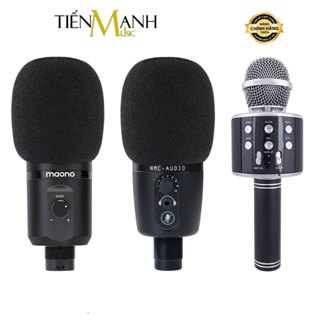 Mút Bọc Đầu Micro Karaoke, Maono, Podcast, Thu Âm B20K - Bông Lọc Gió, Màng Lọc Âm Foam Microphone Cover Windscreen