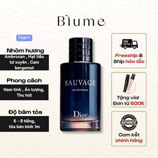 [ MẪU THỬ 10ML ] Nước hoa NAM SAUVAGE EDP mùi thu hút - Blume Tiệm Nước Hoa