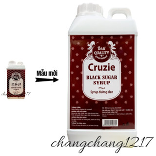 Siro Syrup Đường Đen Làm Sữa Tươi Trân Châu Đường Đen Cruzie Bình 1kg