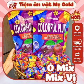  Combo 5 Gói Ô Mai Mix Vị Nội Địa Trung Ô Mai Chery Việt Quất 428G Chua Ngọt Ô Mai - Mứt Tết Tiệm Ăn Vặt Mẹ Gold 