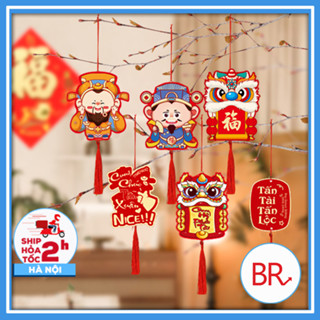 Set 24 Liễn đỏ tài lộc treo cây cảnh,mai đào Trang Trí Tết Bính Ngọ 2026 -Dây liễn, dây khánh trang trí nhà cửa 02097