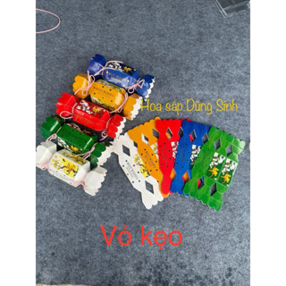  B841 Sét 10 cái vỏ kẹo nơ mẫu mới  đựng bánh kẹo làm giỏ quà tết vỏ đựng kẹo  đẹp rẻ xinh 