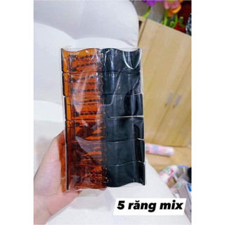 Sét 12 chiếc KẸP TÓC RĂNG KIỂU MỚI - 3 răng - 5 răng