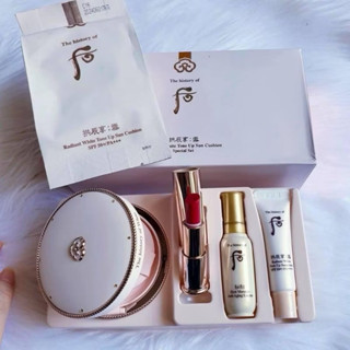  Bộ PHẤN NƯỚC WHOO TRẮNG 5 món Seol Radiant White Tone Up Sun Cushion  SPF50+  PA+++  