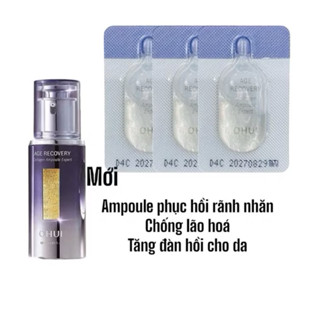 Combo Ampoule collagen tươi phục hồi rãnh nhăn, chống lão hoá tăng đàn hồi da Ohui Ampoule Age Recovery 1ml