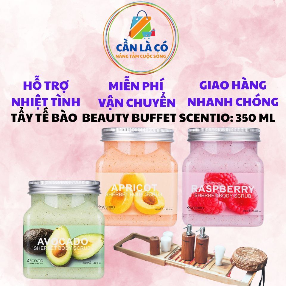 TẨY TẾ BÀO CHẾT BEAUTY BUFFET SCENTIO SHERBET 350 ML