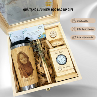 Quà Lưu Niệm Ý Nghĩa Dịp Noel, Kỷ Niệm, Sinh Nhật - Gồm Ly Giữ Nhiệt, Ống Cắm Bút, Bút, Đế Điện Thoại