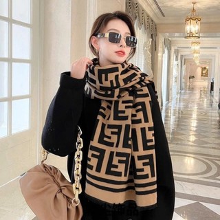 (Loại 1 có tem mác chất dày) Khăn quàng cổ dạ, Khăn choàng dạ F dùng 2 mặt 65x180cm