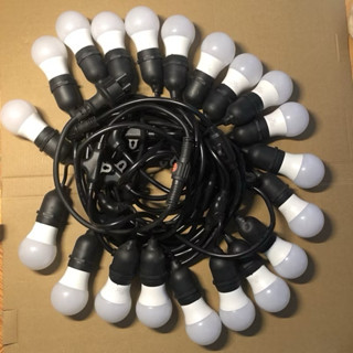 Đui bóng chống nước ngoài trời,Dây đúc 5m-10m chống nước ,Dây bóng trang trí quán cafe ,dây decor nhà hàng , trà tranh