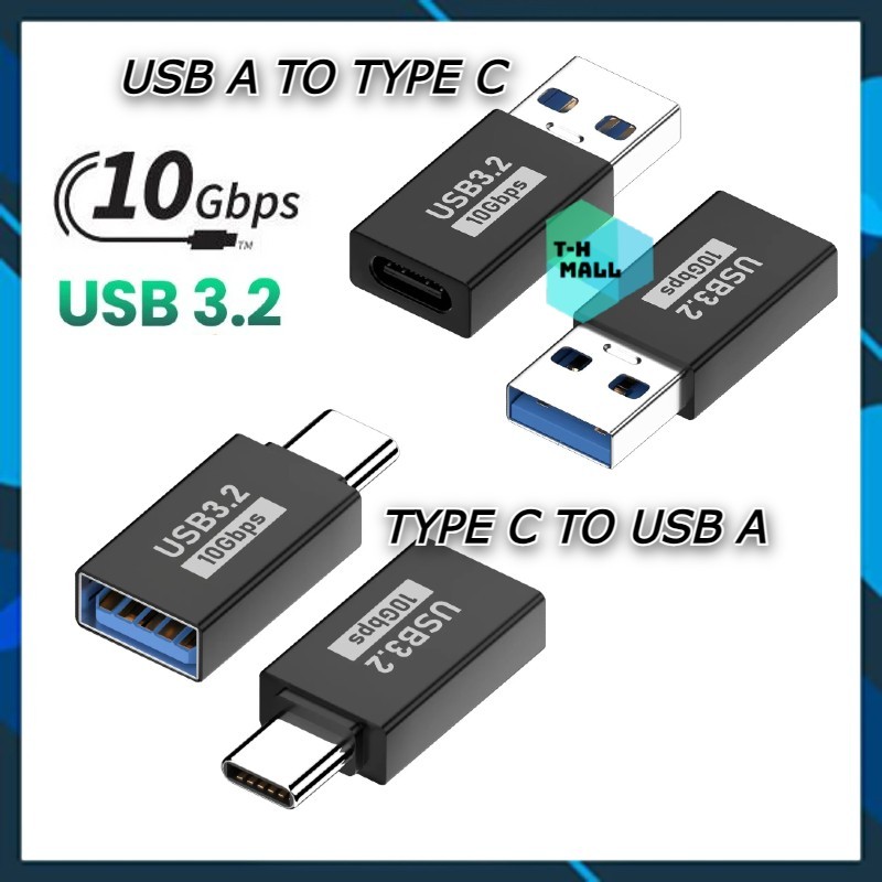 Đầu chuyển đổi USB OTG Type C sang USB 3.0 3.1 3.2 5Gbps 10Gbps sạc và truyền dự liệu Cho PC Mac Laptop Máy Tính Bảng