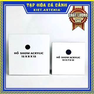 Hồ show cá betta, guppy siêu trong - Chất liệu acrylic