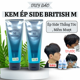 Thuốc ép Side tóc nam BRITISH M Men's Style Down Perm chuyên nghiệp chai 120gr | Duybaoshop