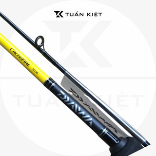 Cần câu lure Daiwa Crossfire 702MS (2 Khúc) - Tuấn Kiệt Fishing