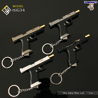 Móc khóa đồ chơi mô hình sung TTi G34 John Wick 1:3 Đột kích Pubg 7.5cm