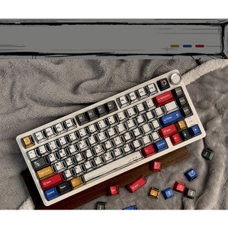 Set Keycap PBT Game Boy Comic, Cherry profile, nút bàn phím cơ phù hợp nhiều layout cơ bản