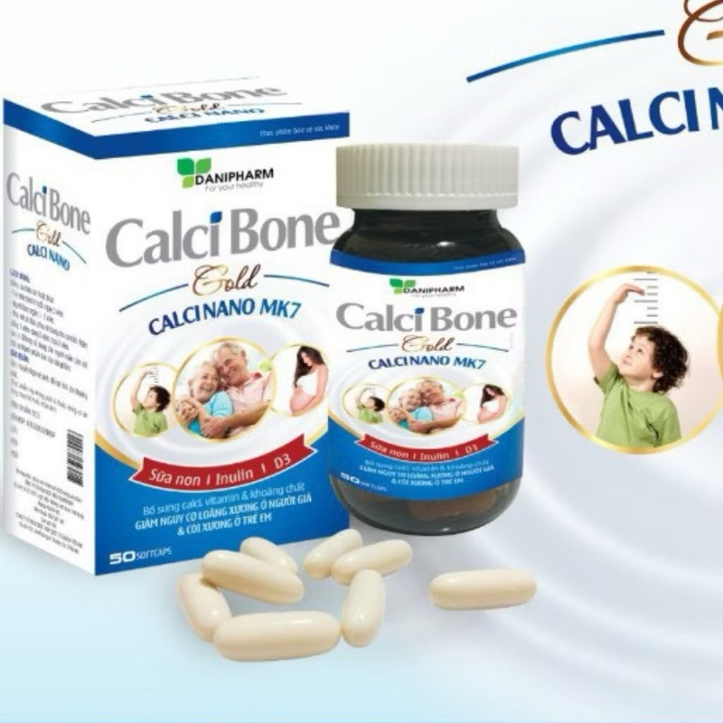 Viên Uống Calci Gold Calci Nano Mk7 – Hỗ Trợ Sự Phát Triển Của Xương Răng