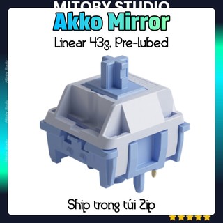 Akko Mirror Akko Stellar Rose HMX Cheese linear Switche Công Tắc Bàn Phím Cơ hmx cheese Mitoby Studio