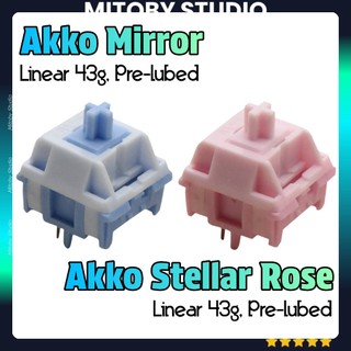 Akko Mirror Akko Stellar Rose HMX Cheese linear Switche Công Tắc Bàn Phím Cơ hmx cheese Mitoby Studio