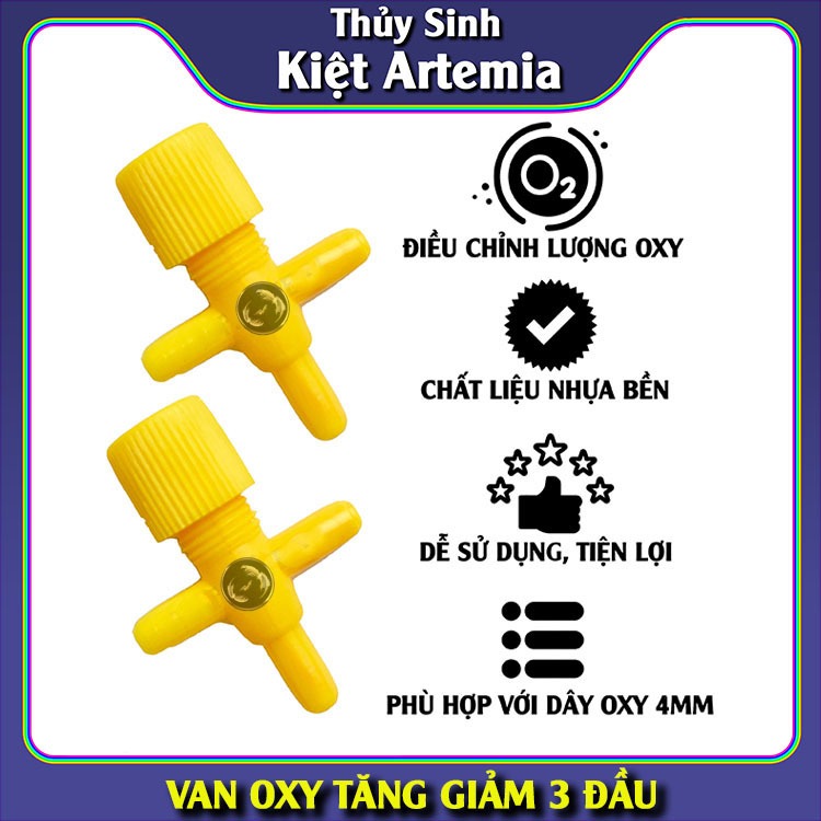 Van oxy chữ T dùng cho bể cá cảnh