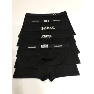 Combo 5 Chiếc Quần Đùi Màu Đen Thun Lạnh Mix Nhiều Mã Hàng Dành Cho Nam, sịp nam co dãn 4 chiều