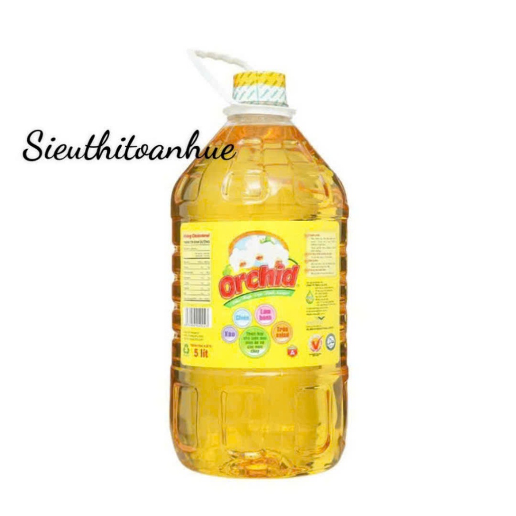 Dầu thực vật tinh luyện Orchid can 5 lít