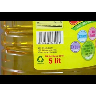 Dầu thực vật tinh luyện Orchid can 5 lít