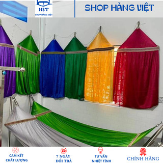 Lưỡi Võng Khung Xếp 2 Lớp, Dày Dặn, Lưới Võng  Cao Cấp, Lưới Chịu Tải 180Kg, Bảo Hành 12 Tháng