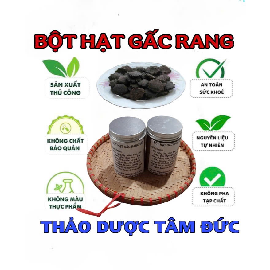 hũ 100g bột hạt gấc rang xay nguyên chất