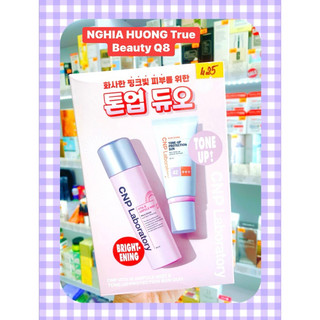 Bộ xịt khoáng và chống nắng nâng tone CNP Tone-Up Special Set (Mist 100ml + Sun 50ml