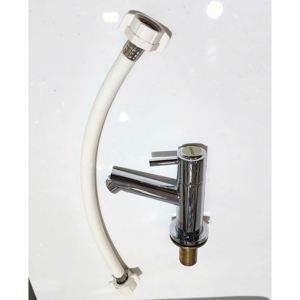 Vòi Lavabo lạnh chính hãng Caesar B040C tặng dây cấp Caesar BF423