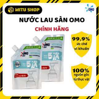   CHÍNH HÃNG  Nước lau sàn organic OMO Trà trắng hoa nhài_ chuyên dụng cho robot lau nhà máy lau nhà 