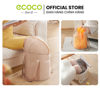 Túi vải ngâm chân di động ECOCO giữ nhiệt cao cấp Xô vải ngâm chân gấp gọn tặng kèm túi thảo dược thế hệ mới GZ 24192 