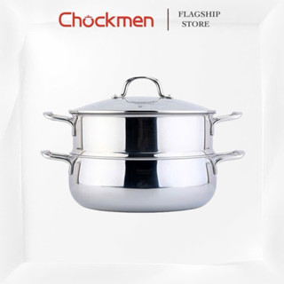 [RẺ VÔ ĐỊCH]Nồi Lẩu Hấp CHOCKMEN Inox 18/10 Size 26/28/30CM Cực Dày Nồi Luộc Hấp Đồ Ăn Nấu Lẩu Kho Rán Nồi Đun Từ