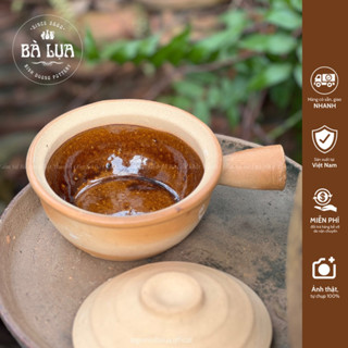 [Đủ size|Giá sỉ] Nồi đất tay cầm, lẩu tay cầm đất tráng men nung lò củi, kho cá, làm súp bào ngư, cơm thố, miến xào cua