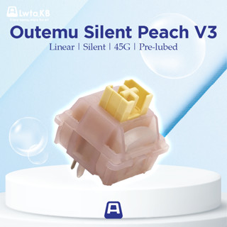 Outemu Silent Peach | Switch Silent Peach Linear | 45G | 5 Pin dùng cho bàn phím cơ