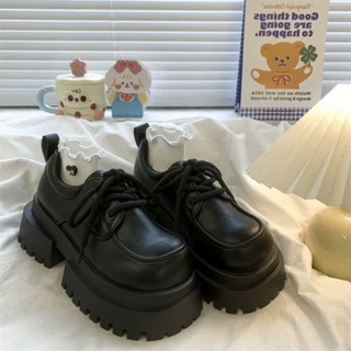 Giầy đốc Õxford nữ học sinh dây buộc kiểu dáng thời trang mới 2025