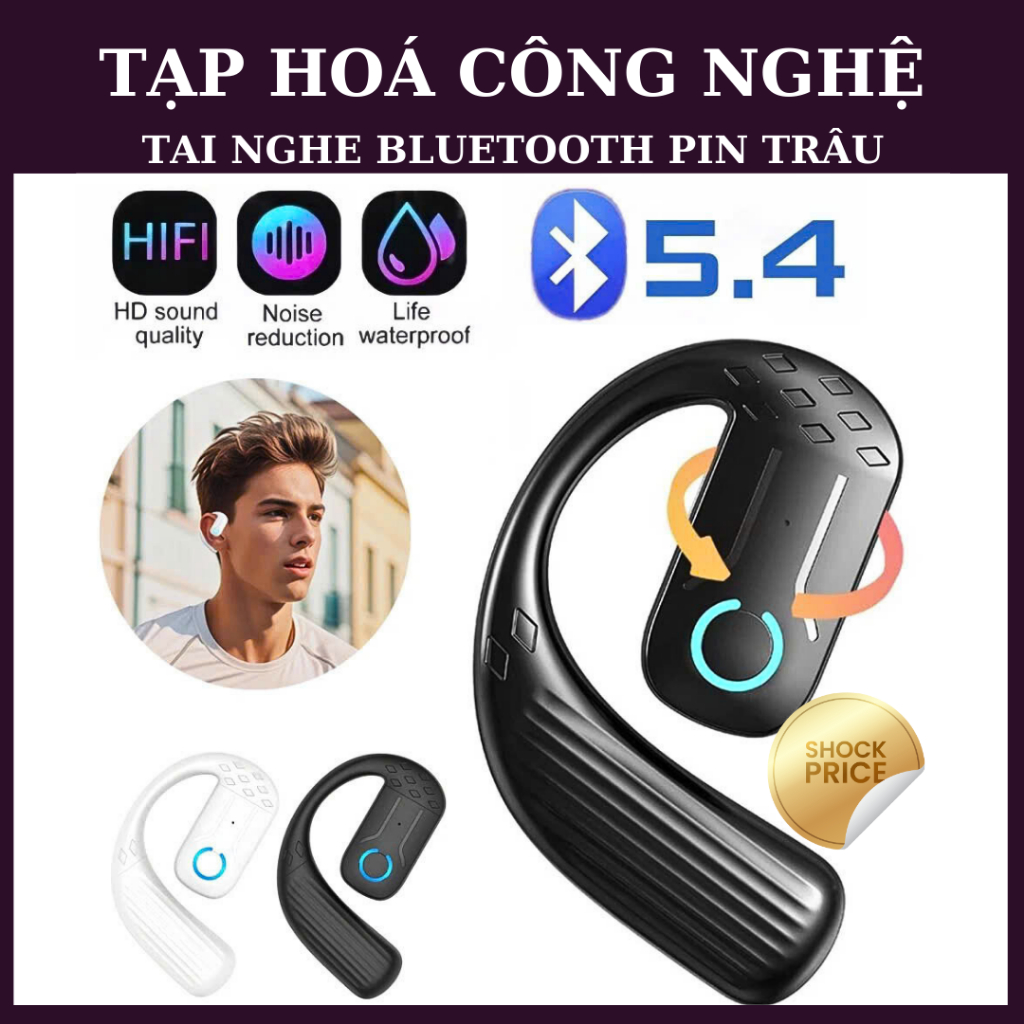 Tai Nghe Bluetooth B01 Phím Cơ Kết Nối Nhanh Pin Cực Trâu, Bass Lớn Sạc Type C Tiện lợi dễ sử dụng
