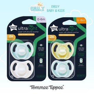 [ Tặng hộp] Tommee Tippee Ti Giả, Ty Ngậm Silicon Siêu Mềm