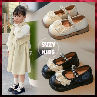 Giày Da Công Chúa Bé Gái, Giày Búp Bê Cho Bé Từ 1 Đến 12 Tuổi Chất Da Êm Mềm, Siêu Nhẹ BB05