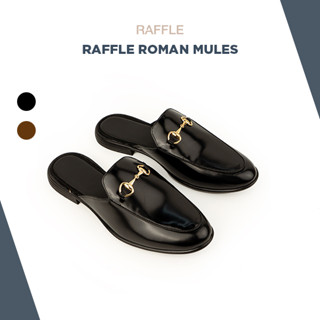 Giày Sục Nam Raffini Roman Mules Thiết Kế Thủ Công Thanh Lịch, Sang Trọng
