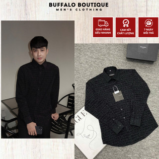 Áo Sơ Mi Nam Đôn Chề In Logo Full Áo Siêu Chất - Áo Sơ Nam Nữ Đôn Chề Phối Logo Quanh Áo Siêu Đẹp