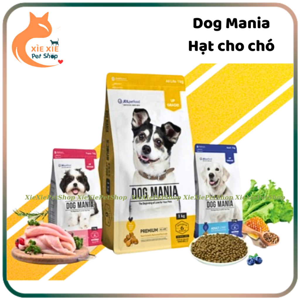 (2.4KG) Thức ăn hạt Dog Mania cho chó nhập khẩu Hàn Quốc