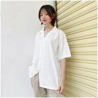Áo Sơ mi Trơn Basic Cổ Vest - 2 Color