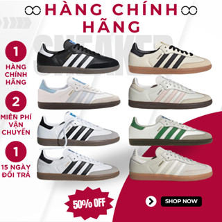 [ Chính Hãng ] Giày Adidas Samba Originals AUTHENTIC. Giày Sneaker Samba Đế Nâu Nam Nữ