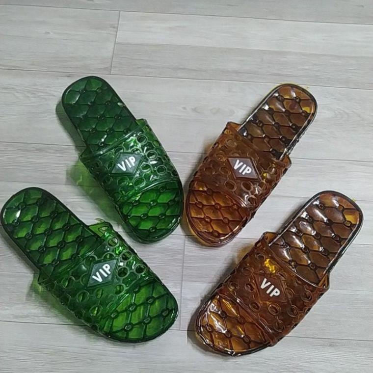 Dép lỗ đi trong nhà nam nữ văn phòng nhà tắm nhựa vip rửa nước thoải mái êm chân. N2